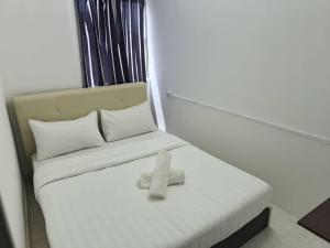Postel nebo postele na pokoji v ubytování Cool memories smart stay
