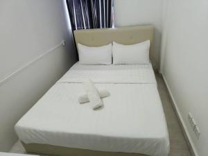 Postel nebo postele na pokoji v ubytování Cool memories smart stay