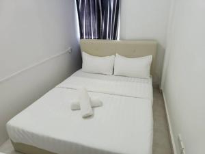 Postel nebo postele na pokoji v ubytování Cool memories smart stay