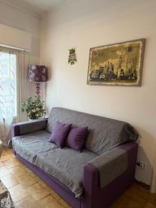 Posezení v ubytování Alassio Family Apartment - Balcone, Cucina, WiFi e Garage