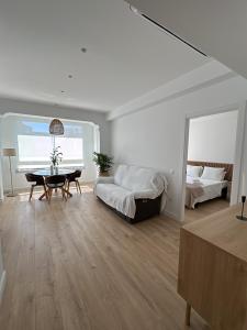 Postel nebo postele na pokoji v ubytování Apartamento ideal para vacaciones en la playa