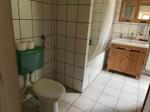 Koupelna v ubytování Budapest Garden Hostel