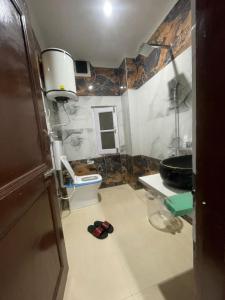 Koupelna v ubytování Tolstoy inn