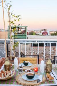 Balkón nebo terasa v ubytování Riad 10 Mandarin BOUTIQUE RIAD