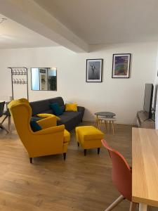 Χώρος καθιστικού στο Duplex T4 centre historique