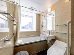 Koupelna v ubytování APA Hotel Suidobashi Ekimae