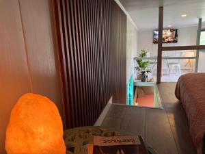 Et sittehjørne på Casa Panal , Jacuzzi opcional Villa Alemana