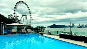 Πισίνα στο ή κοντά στο FLAT DUBAI - FRENTE RODA GIGANTE - PISCINA FRENTE MAR - Excepcional