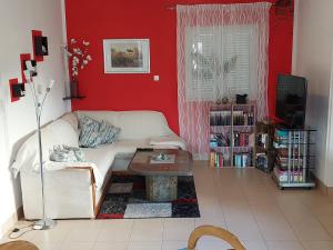 Η κουζίνα ή μικρή κουζίνα στο Apartment Monika