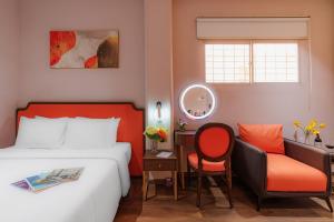Posezení v ubytování Salute Saigon Hotel and Spa