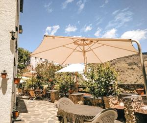 A patio or other outdoor area at El Vergel de Berchules