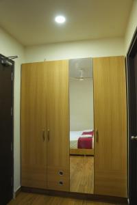 Postel nebo postele na pokoji v ubytování KVP GOLDEN INN