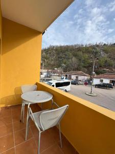 Balkon oz. terasa v nastanitvi HOTEL RESTORANT LEZA