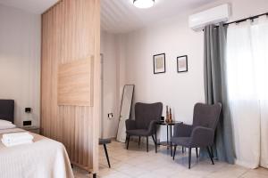 A seating area at Nektaria Studio