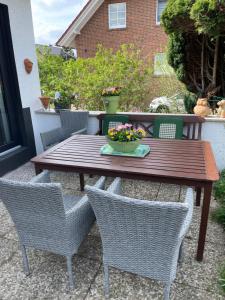 Patio nebo venkovní prostory v ubytování Rintelner Gänse-Quartier