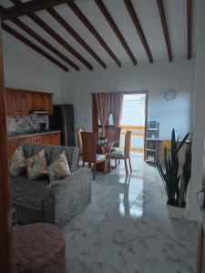 Kuchyň nebo kuchyňský kout v ubytování Refugio Chamahua