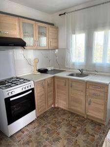 Η κουζίνα ή μικρή κουζίνα στο House With View of OLYMPUS