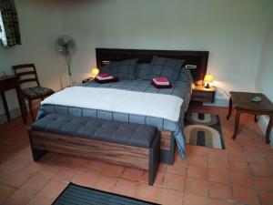 Postel nebo postele na pokoji v ubytování Maison d'hôtes