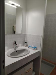Koupelna v ubytování Maison d'hôtes