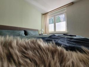 Postel nebo postele na pokoji v ubytování Haus Am Beckerberg im Harz