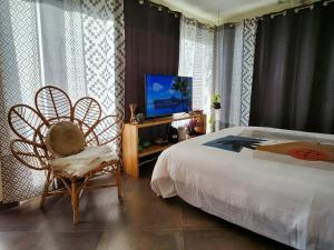 TV o dispositivi per l'intrattenimento presso Blandine's Little Heaven
