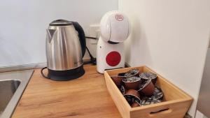 Παροχές για τσάι/καφέ στο Tehnoplus apartment +12 φωτογραφίες