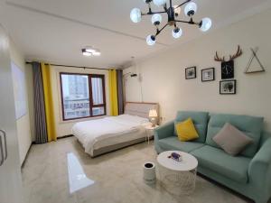 Postel nebo postele na pokoji v ubytování Central Street Apartment 1