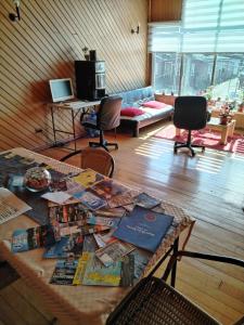 Posezení v ubytování Habitación Coigue