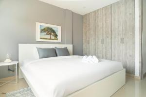 Postel nebo postele na pokoji v ubytování 501 - Spectacular apartment - Air conditioning