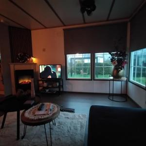 TV a/nebo společenská místnost v ubytování Vienna