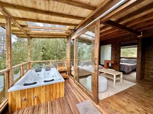 Posezení v ubytování ACOGEDOR REFUGIO PRiVADO + 15 fotografií