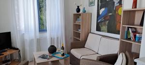 TV a/nebo společenská místnost v ubytování Villa Agassi Aspo Apokoronas Crete