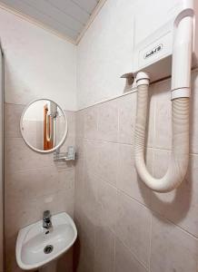 Koupelna v ubytování Park Hotel Kekava