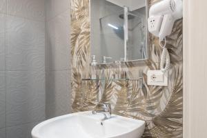 Koupelna v ubytování Hotel Bastione