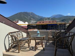 Nespecifikovaný výhled na hory nebo výhled na hory při pohledu z apartmánu