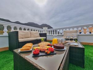 Jídlo v prázdninového domu nebo okolí