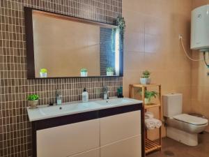 Koupelna v ubytování Casa ENCANTOS DEL MAR, La Fabriquilla, Cabo de Gata