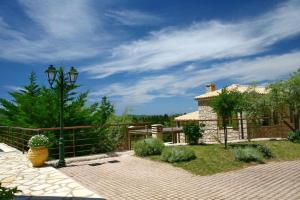 A garden outside Asplathia Villas Lefkada