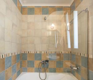 A bathroom at Asplathia Villas Lefkada