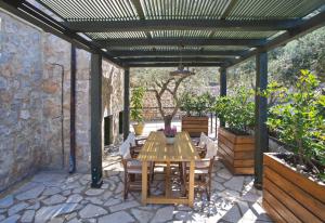A patio or other outdoor area at Asplathia Villas Lefkada