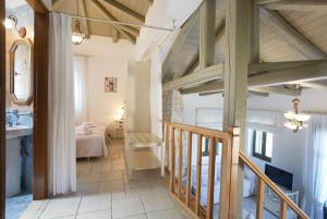 A bed or beds in a room at Asplathia Villas Lefkada