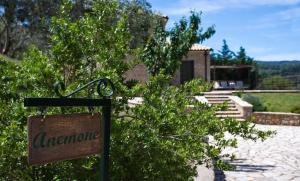 A garden outside Asplathia Villas Lefkada