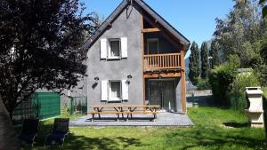 Κήπος έξω από το Chalet Toy 12 pers Luz Saint-Sauveur centre