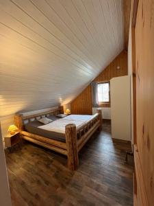 Postel nebo postele na pokoji v ubytování Hus un Köken