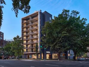 a rendering of a hotel on a city street at Hotel AKA Washington Circle in Washington