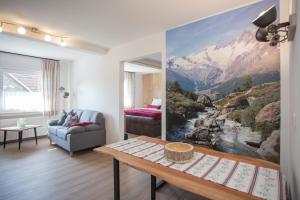 Nespecifikovaný výhled na hory nebo výhled na hory při pohledu z apartmánu