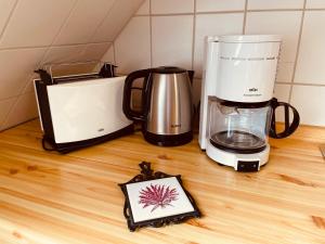 Kaffee-/Teezubehör in der Unterkunft Cafe Gaubenhaus
