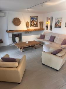 Posezení v ubytování Villa Portitxol en Moraira