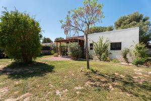 una casa con un albero nel cortile di Casa en Sierra Calderona a Serra