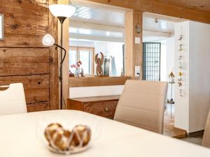 Rúm í herbergi á Mys Chalet